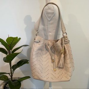 Ralph Lauren Beige Drawstring Bag